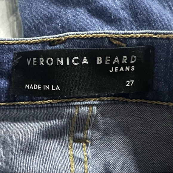 Veronica Beard Sheridan Exaggerated Flare High Rise Jeans Airway - Picture 5 of 10